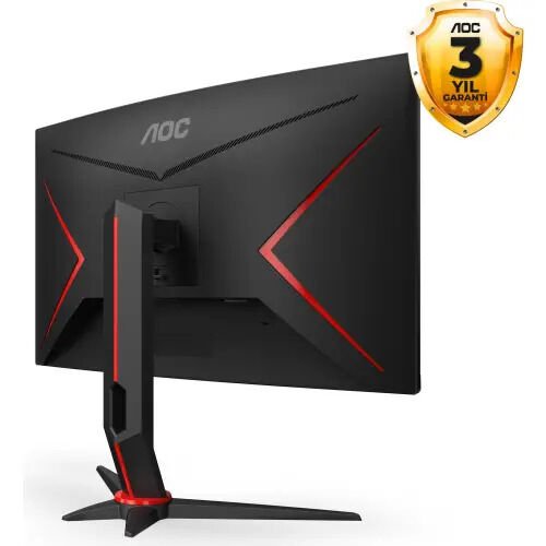 AOC 27'' CQ27G2SE/BK 1 ms 165 Hz 2K QHD VA Curved Oyuncu Monitörü(Ölü Pixel)