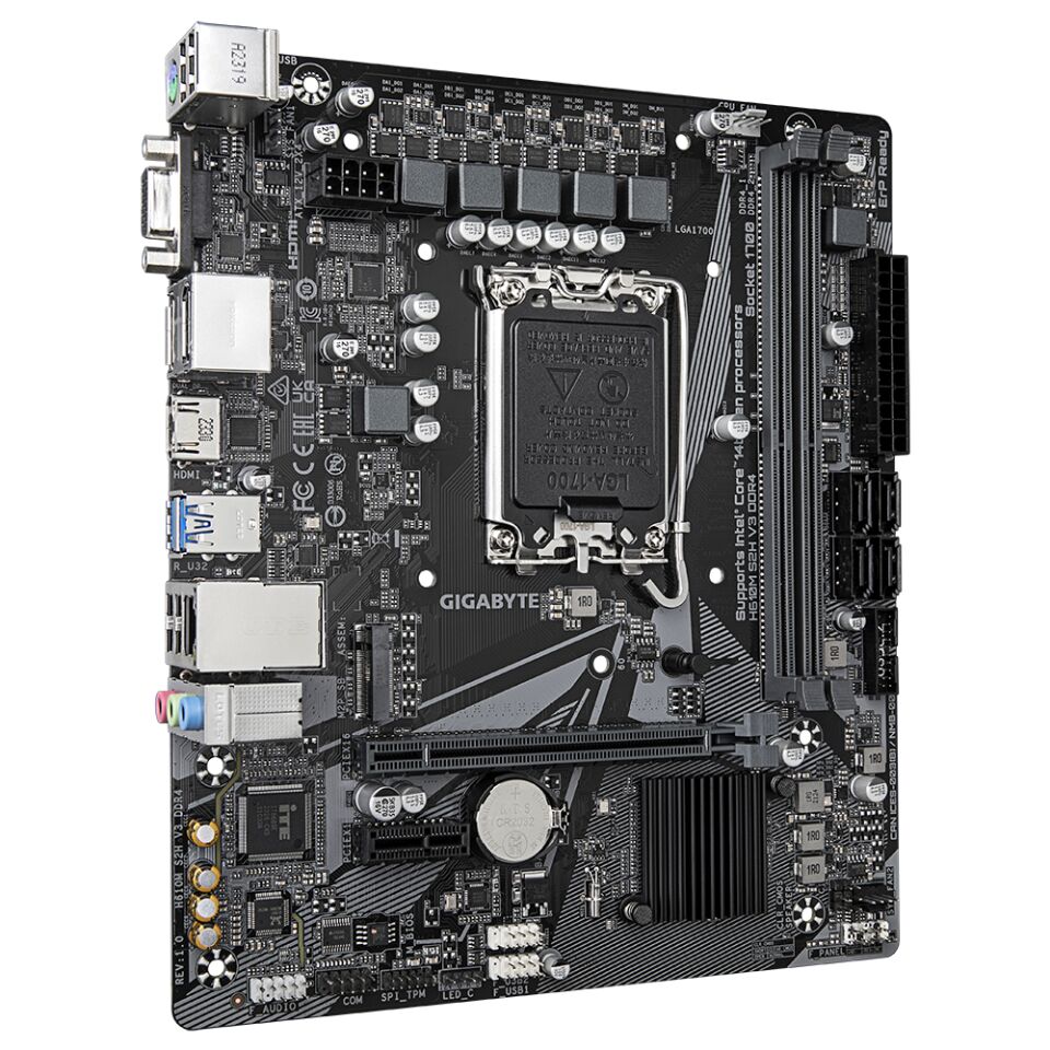 Gigabyte H610M-S2H-V3 Intel LGA1700 DDR4 Micro ATX Anakart
