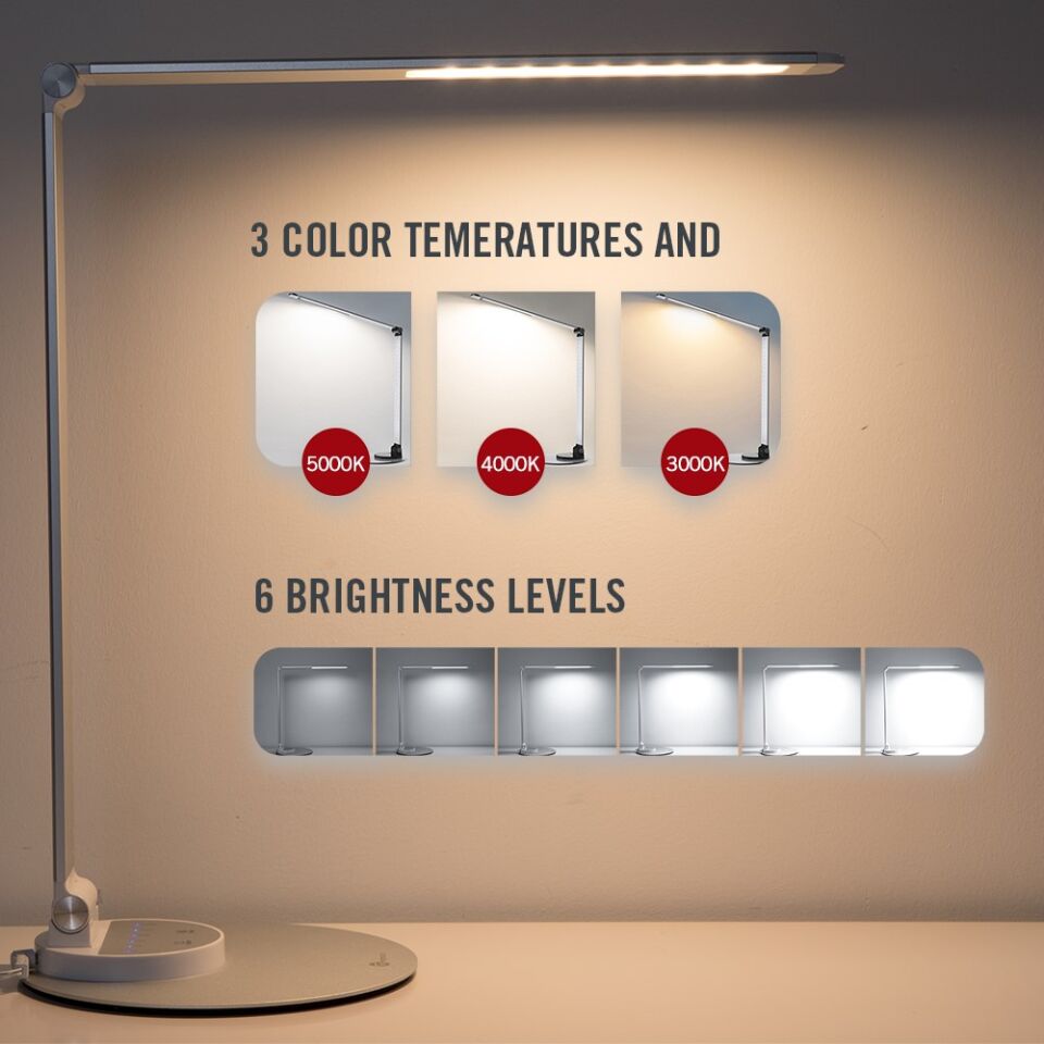 Taotronics TT-DL22-W Ultra İnce Dekoratif LED Masa Lambası