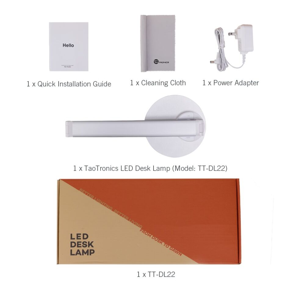 Taotronics TT-DL22-W Ultra İnce Dekoratif LED Masa Lambası