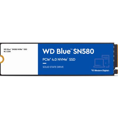 WD BLUE 2 TB  SN580 WDS200T3B0E PCI-Express 4.0 4150MB/s M.2 SSD