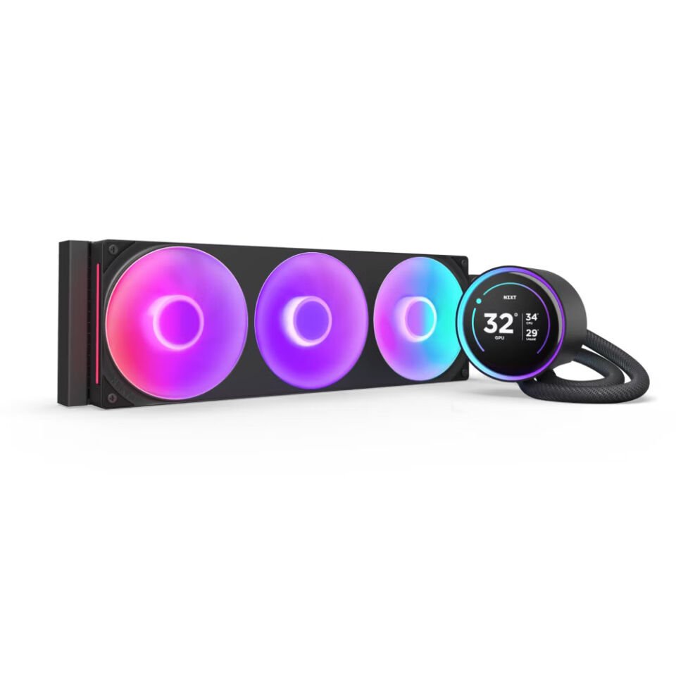 NZXT Kraken Elite RGB IPS LCD RL-KR36E-B2 360 mm Siyah İşlemci Sıvı Soğutucu