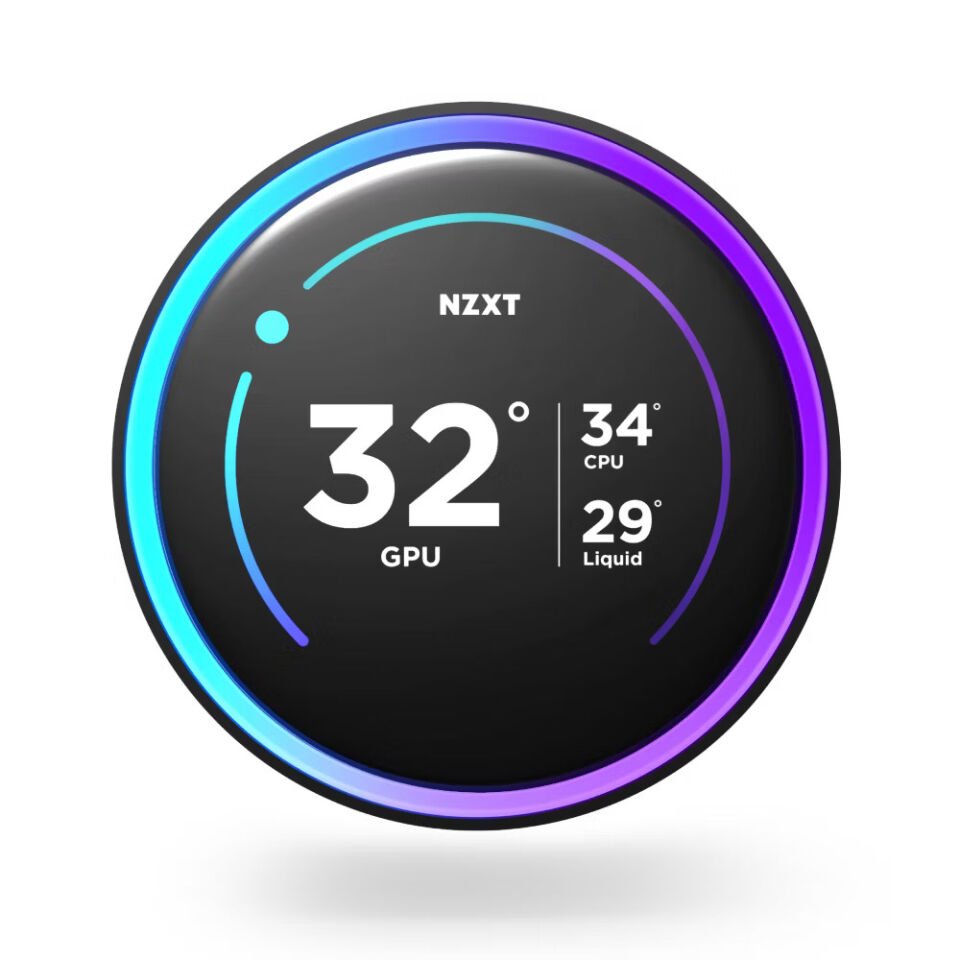 NZXT Kraken Elite RGB IPS LCD RL-KR36E-B2 360 mm Siyah İşlemci Sıvı Soğutucu