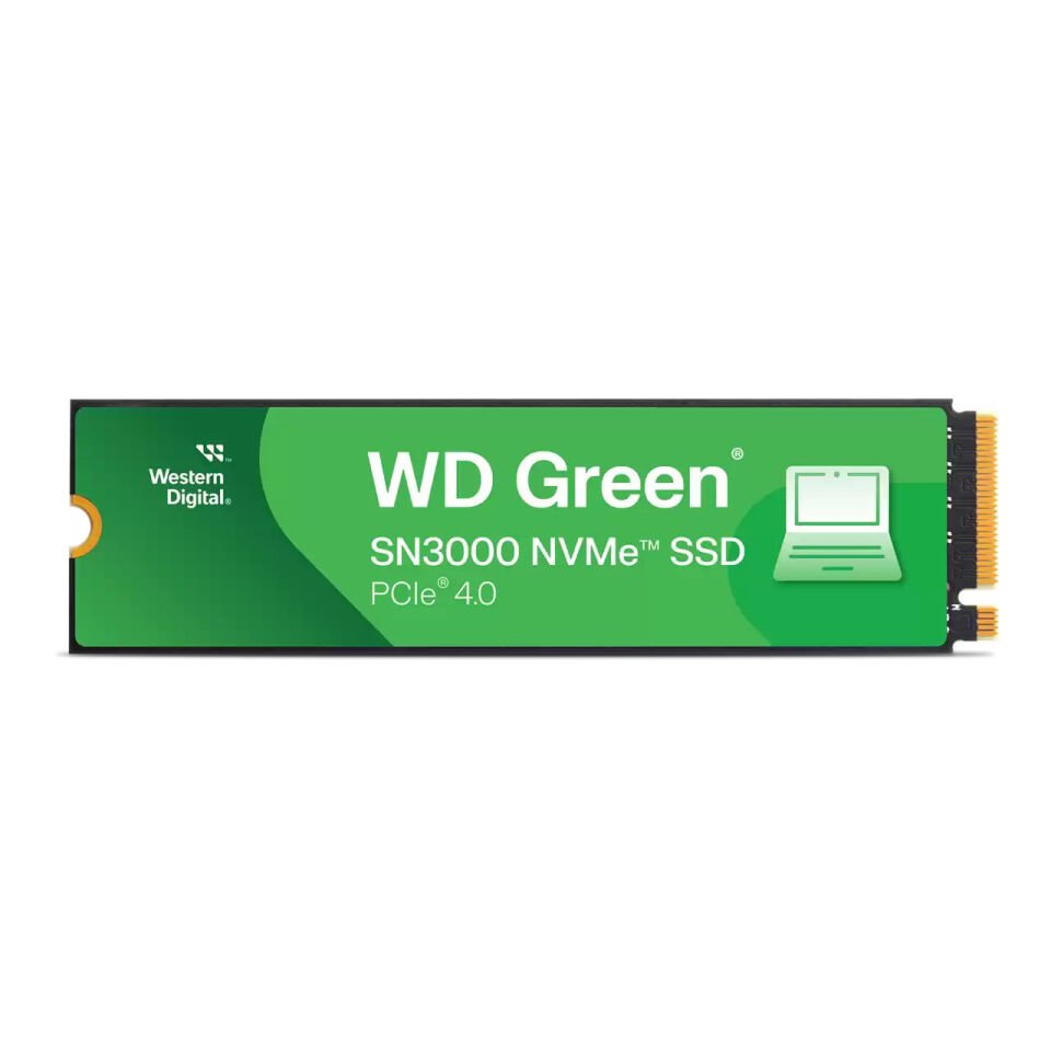 WD GREEN 500GB SN3000 WDS500G4G0E 5000MB/s PCIe Gen4 x4 NVME 2280 M.2 SSD