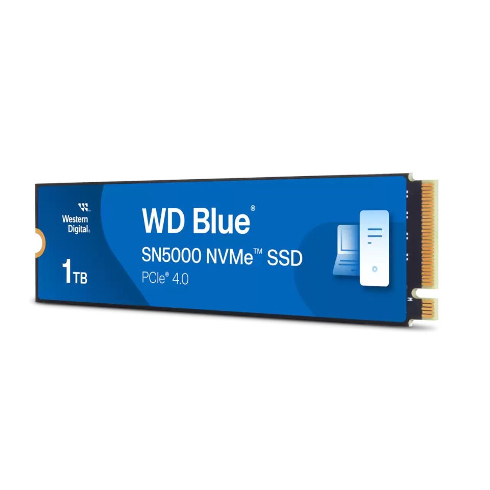 WD BLUE 1TB SN5000 WDS100T4B0E 5150MB/s PCIe Gen4 x4 NVME 2280 M.2 SSD