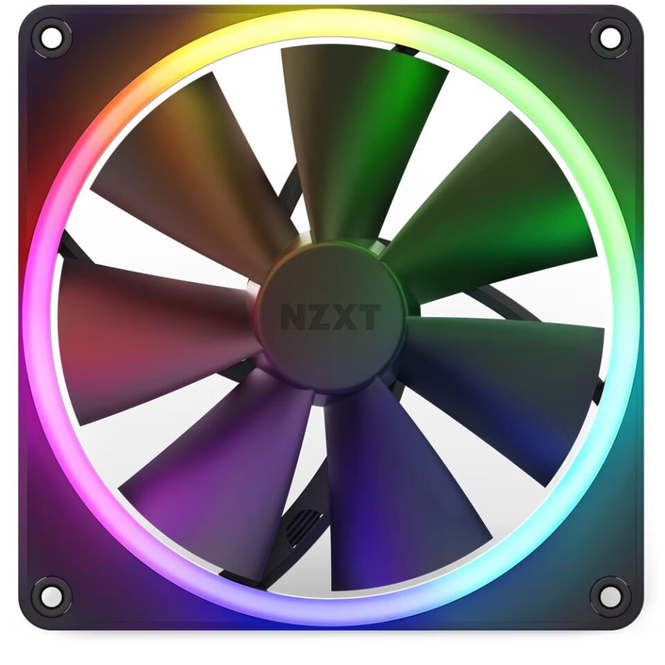 NZXT F140 RGB RF-R14SF-B1 140 mm Siyah Kasa Fanı