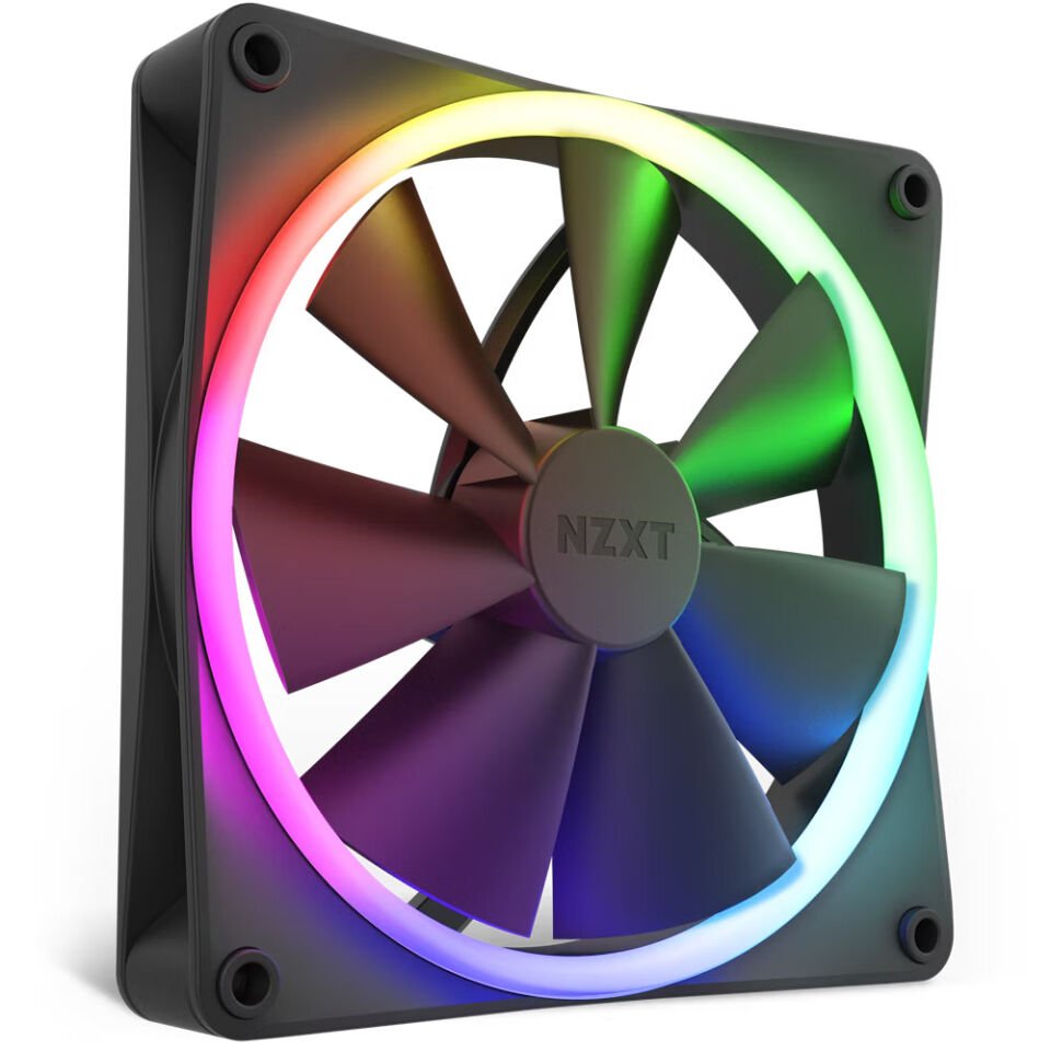 NZXT F140 RGB RF-R14SF-B1 140 mm Siyah Kasa Fanı