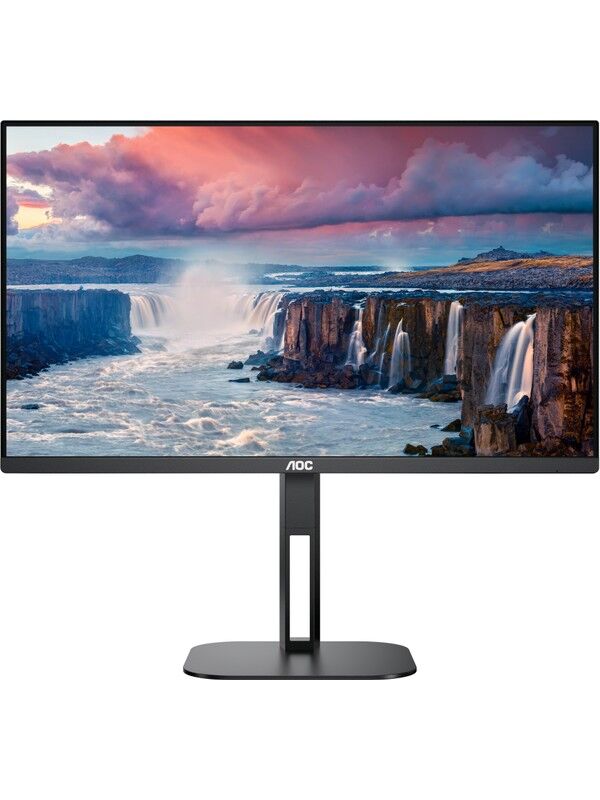 AOC 27'' Q27V5C/BK 75Hz 1ms 2K HDMI DP Type-C Pivot QHD IPS Monitör