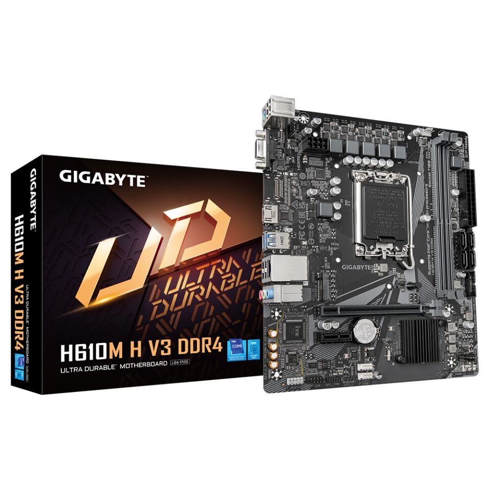 Gigabyte H610M H V3 DDR4 1700P MATX Anakart