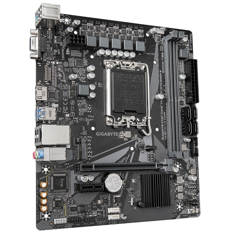 Gigabyte H610M H V3 DDR4 1700P MATX Anakart