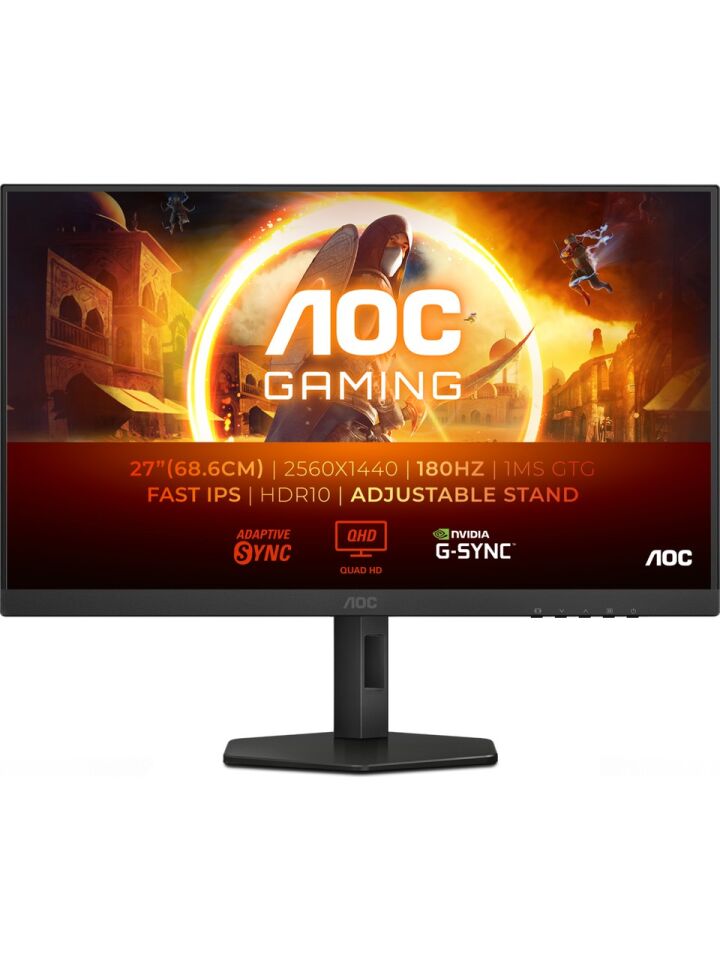 AOC Q27G4XF 27'' 180 Hz 0.5 ms Adaptive-Sync QHD Fast IPS HDR10 Oyuncu Monitörü(Ölü Pixel)