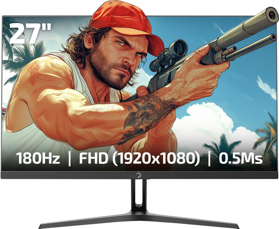 GamePower Bull T20 27'' 180Hz 0.5ms Fast IPS  FHD Gaming Monitör (Sıfır Ölü Piksel Garantili)