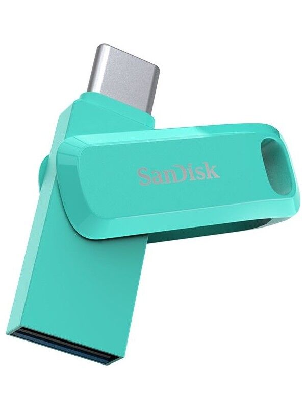 SANDISK Ultra Dual Drive Go 128GB Type-C USB 3.1 SDDDC3-128G-G46G Tiffany Green USB Bellek