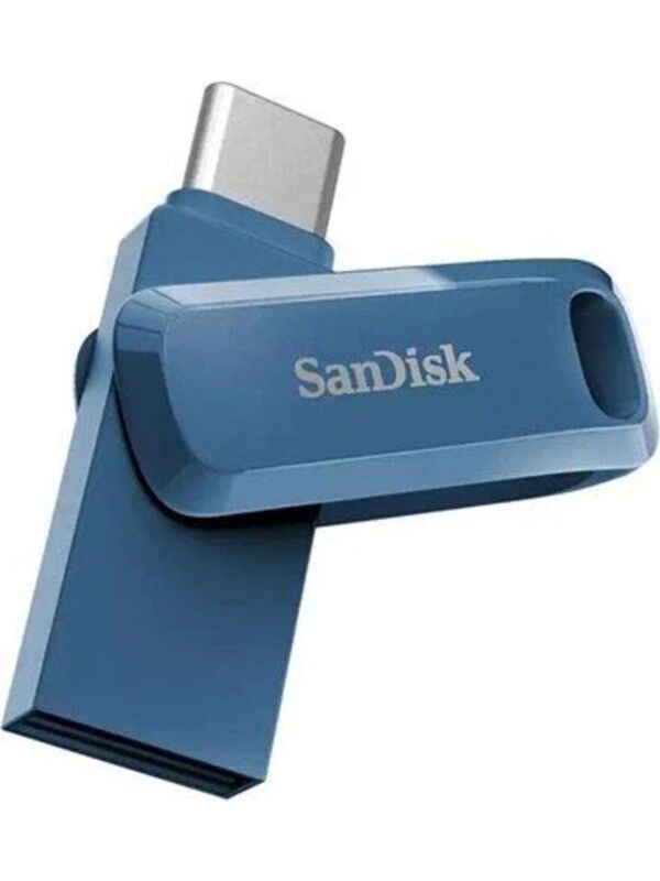 SANDISK Ultra Dual Drive Go 128GB Type-C USB 3.1 SDDDC3-128G-G46NB Navy Blue USB Bellek