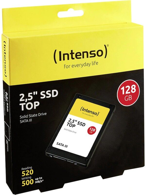 Intenso 128gb Ssd Disk Top 3812430 2.5'' 128 Gb Sata 3 520/500mb/s Ssd