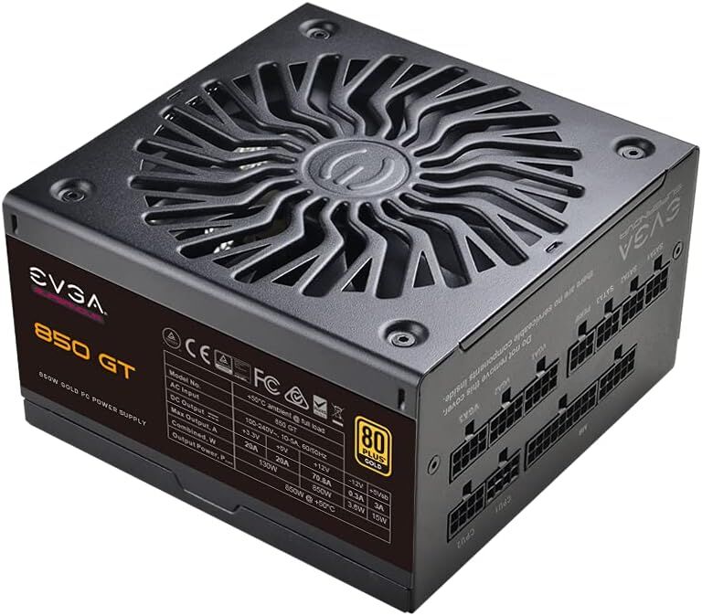 EVGA SuperNOVA GT 850W 80+ Gold Full Modüler 135mm Fanlı PSU