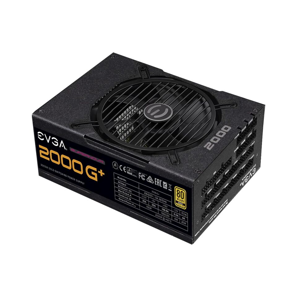 EVGA SuperNOVA G+ 2000W 80+ Gold Full Modüler 135mm Fanlı PSU