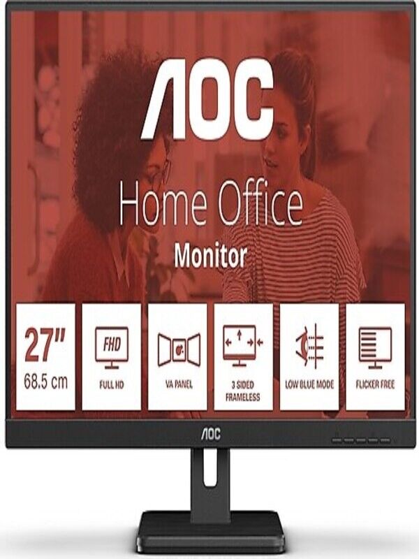 AOC 27'' 27E3UM/BK 75Hz 4ms FHD VA Monitör