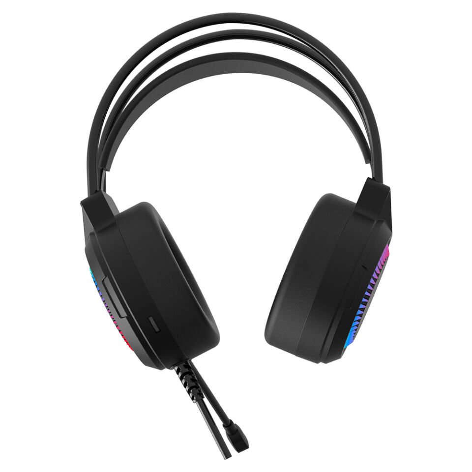 GameBooster H02B Hammer Siyah RGB Streo Oyuncu Kulaklığı