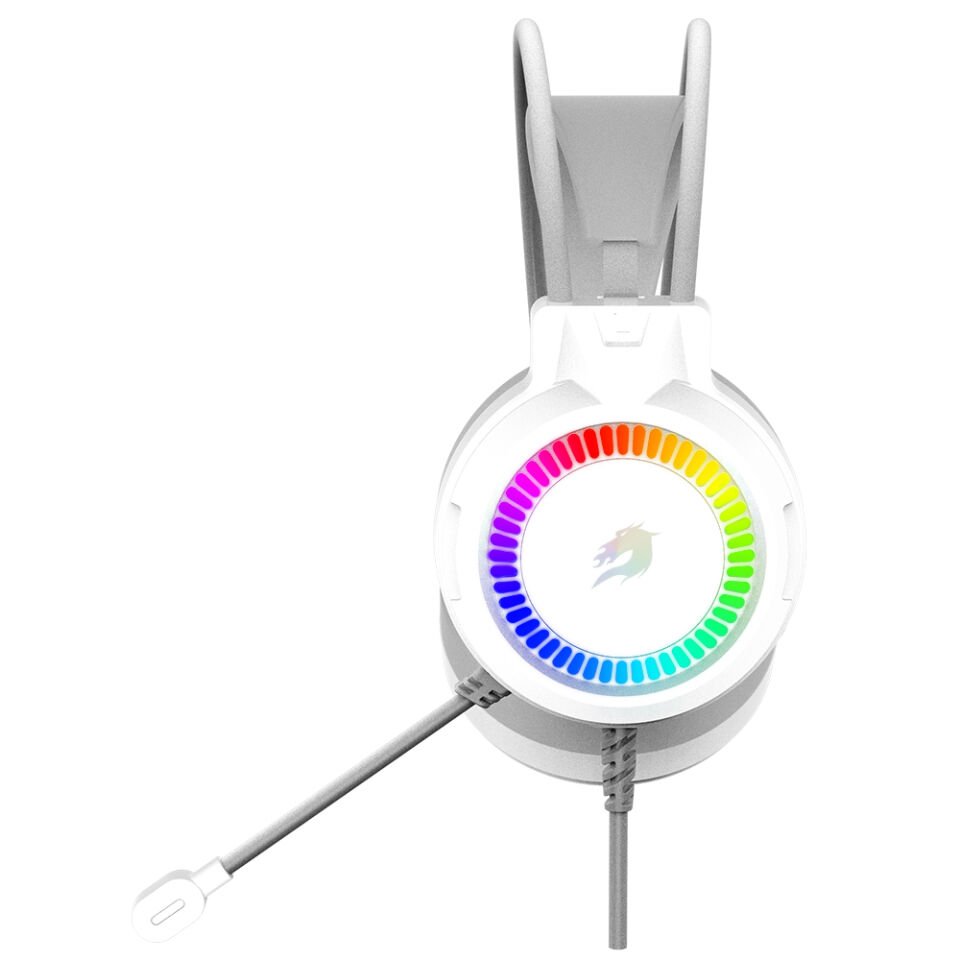 GameBooster H02W Hammer Beyaz RGB Streo Oyuncu Kulaklığı