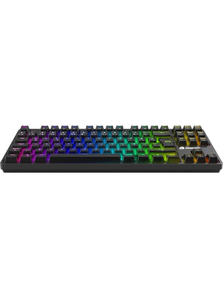 GameBooster G23B Enigma TKL Rainbow Aydınlatmalı Red Switch Mekanik Siyah Oyun Klavyesi