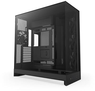 NZXT H9 Flow 2025 CM-H92FB-01 Dual-Chamber 4 Fanlı ATX Siyah Bilgisayar Kasası