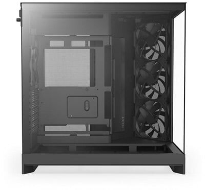 NZXT H9 Flow 2025 CM-H92FB-01 Dual-Chamber 4 Fanlı ATX Siyah Bilgisayar Kasası