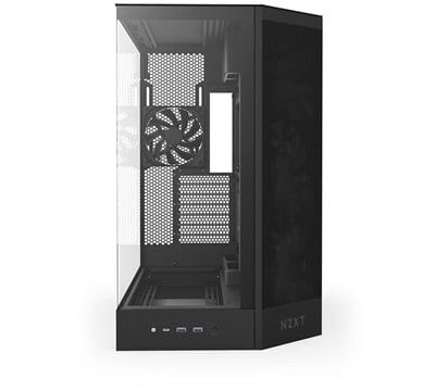 NZXT H9 Flow 2025 CM-H92FB-01 Dual-Chamber 4 Fanlı ATX Siyah Bilgisayar Kasası