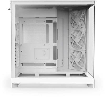 NZXT H9 Flow 2025 CM-H92FW-01 Dual-Chamber 4 Fanlı ATX Beyaz Bilgisayar Kasası