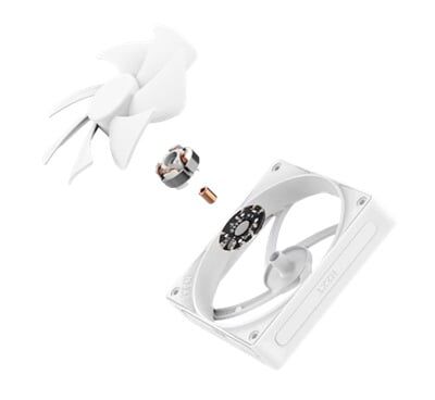 NZXT F120P Static Pressure RF-P12SF-W2 120 mm Beyaz PWM Fan
