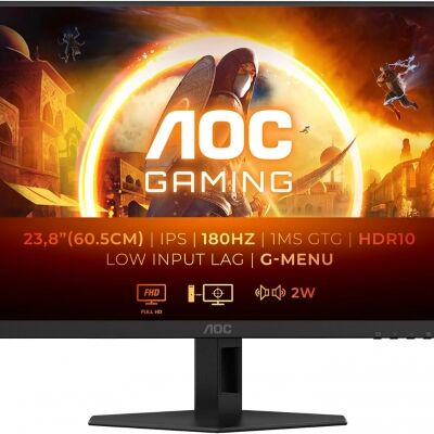 AOC 24G4XE 180 Hz 1ms Freesync HDR10 Fast IPS Oyuncu Monitörü