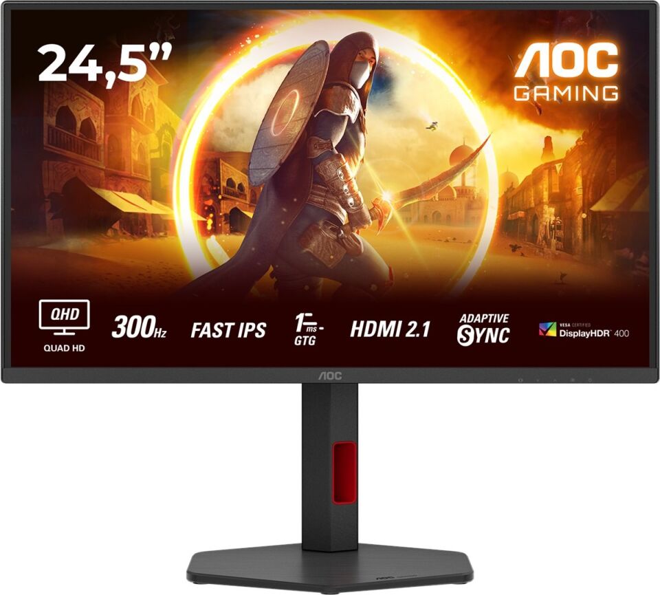 Aoc 24.5'' Q25G4SR 0.3ms 300Hz Fast IPS 2K Gaming Monitör(Ölü Pixel)