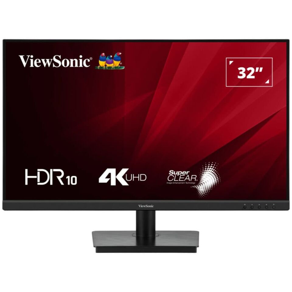 ViewSonic 32” VA3208-4K-HD 4Ms 60Hz UHD VA Panel 4K Monitor(Kutu Deforme)