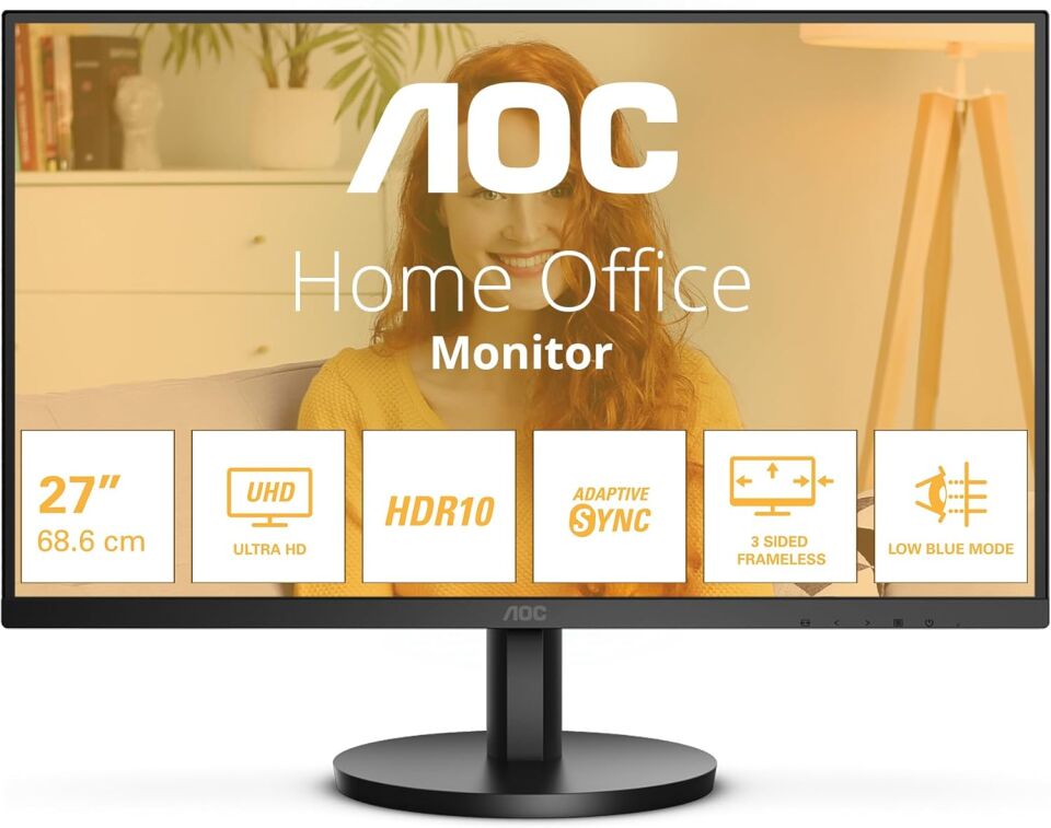 AOC 27'' U27B3M 60HZ 4MS HDMI DP UHD VA Monitör(Ölü Pixel)