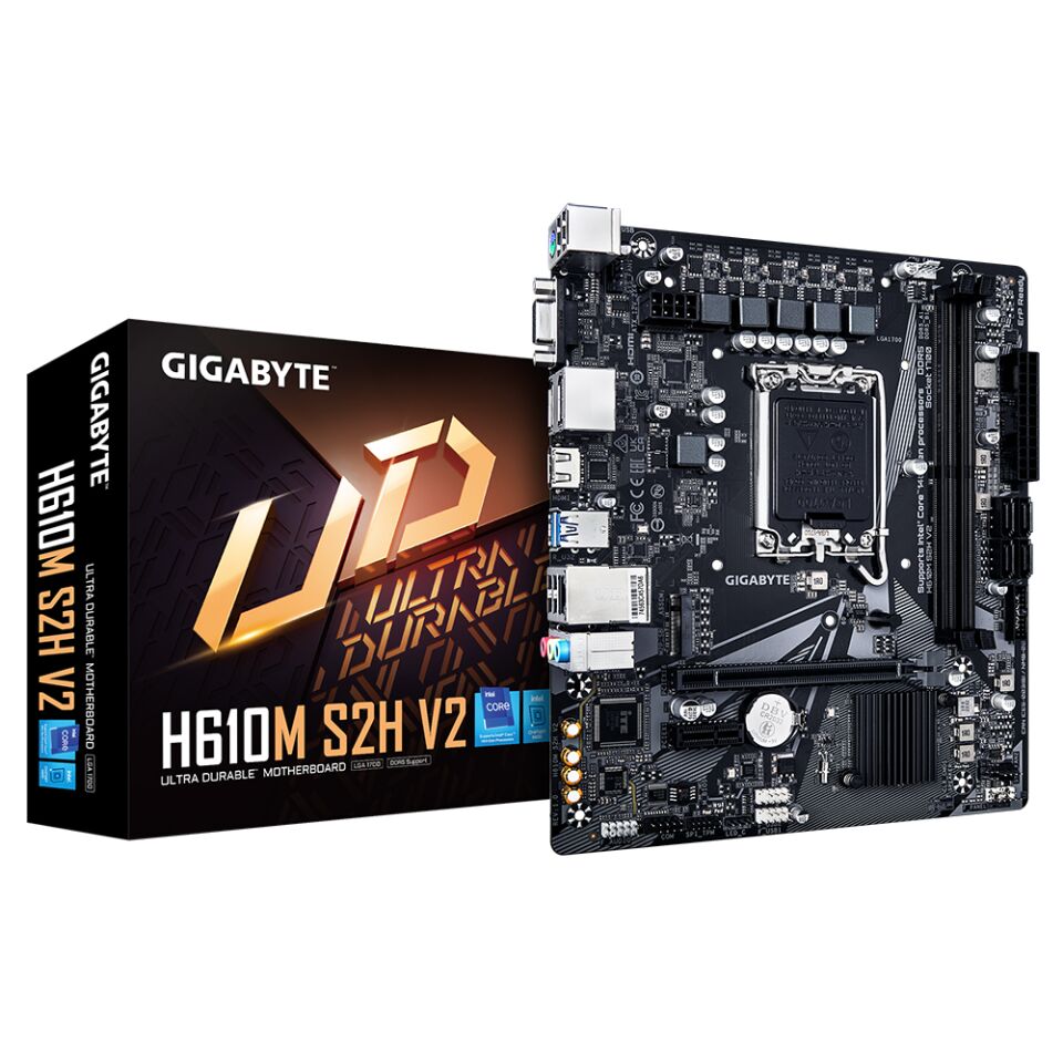 Gigabyte H610M-S2H-V2 Intel LGA1700 DDR5 Micro ATX Anakart