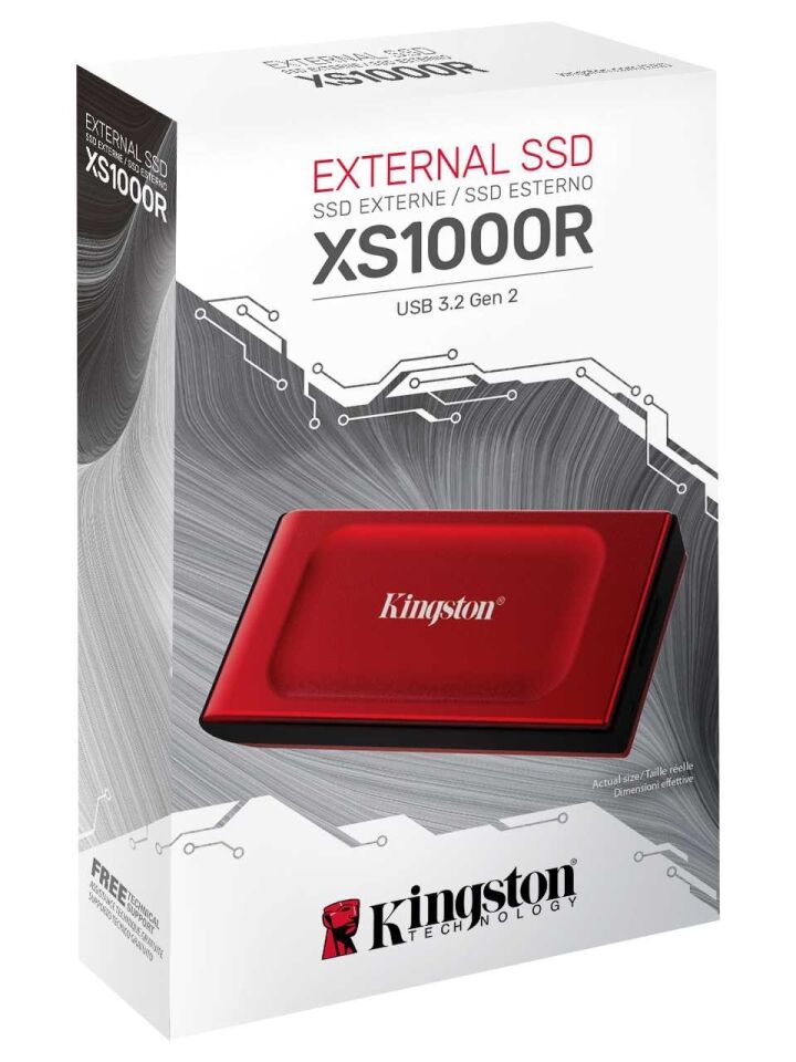 Kingston 2 TB XS1000 SXS1000R/2000GA USB 3.2 Taşınabilir SSD