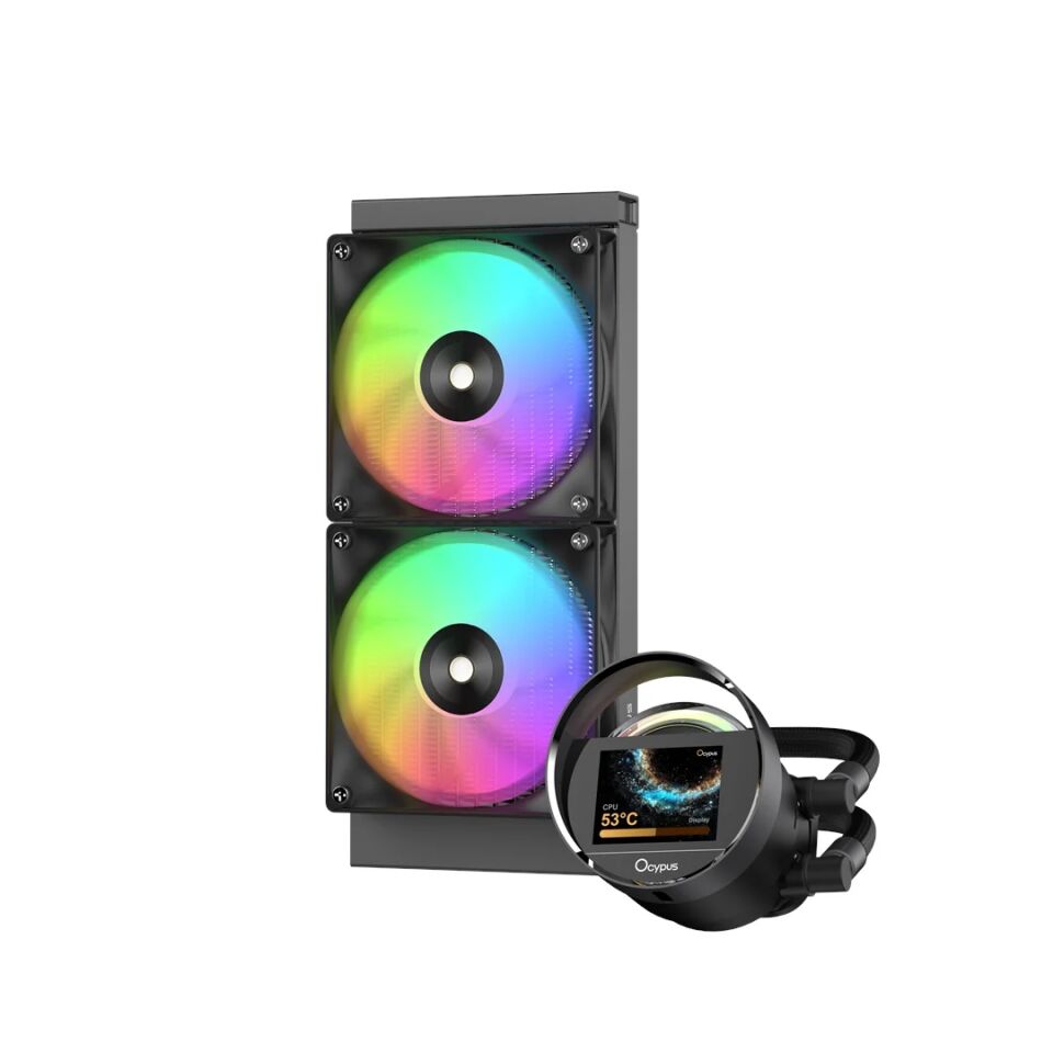 Ocypus Sigma L24 Siyah ARGB 240 mm Intel(1700p/1851p)-AMD Uyumlu Sıvı Soğutucu