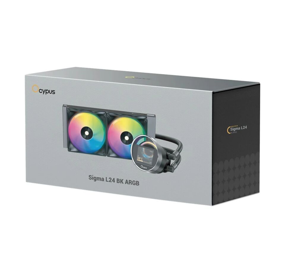 Ocypus Sigma L24 Siyah ARGB 240 mm Intel(1700p/1851p)-AMD Uyumlu Sıvı Soğutucu