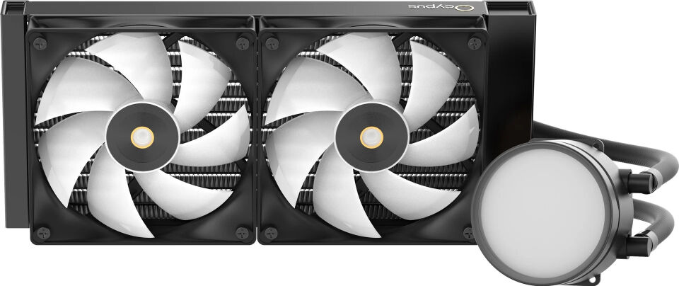 Ocypus Delta L24 Siyah ARGB V2 240 mm Intel(1700p/1851p)-AMD Uyumlu Sıvı Soğutucu