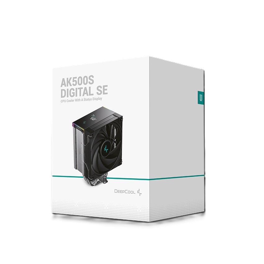 Deepcool AK500S Digital SE ARGB 120mm Intel(1700p)-AMD Uyumlu Dijital Panel Hava Soğutucu