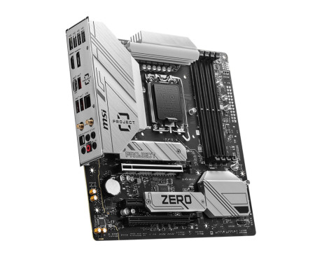 MSI B760M PROJECT ZERO DDR5 7800MHZ MATX 1700p