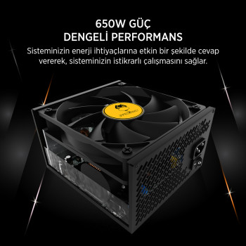 James Donkey JDP650 APFC 12CM 650W Bronze 80+ Power Supply